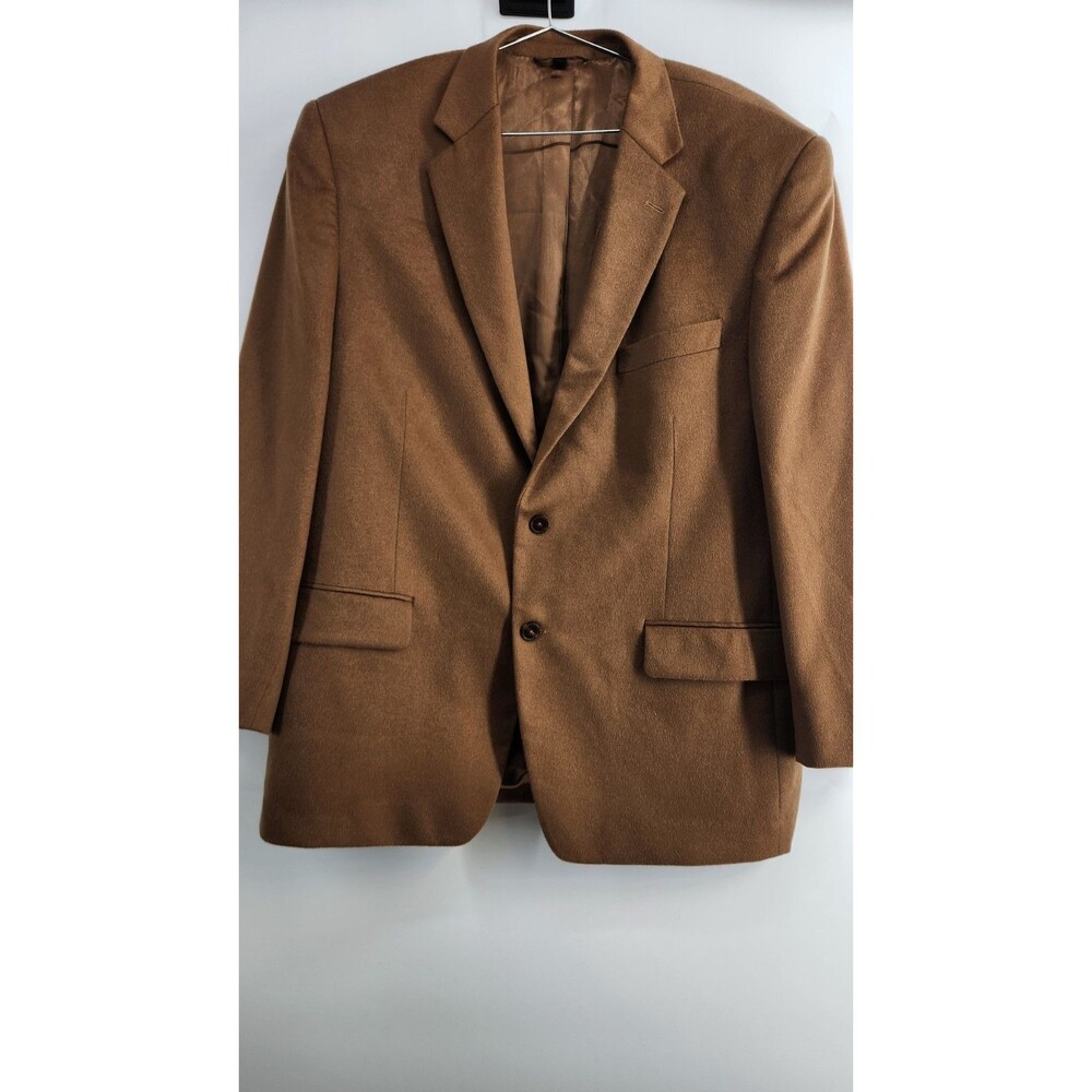 Patrick James 100% Cashmere 44R Brown Conner SC‎ Sports Coat Blazer